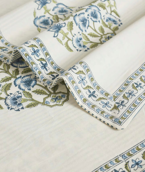 Craftzar Blue Buta Cotton