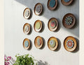 Artisan Carved Wooden Wall Sculpture - Set of 12 Framed Panels | Handcrafted Wall Art Decor